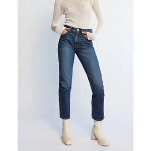 DAILY BLUE by AG Adriano Goldschmied Women's Straight Leg Jeans 27 NWT